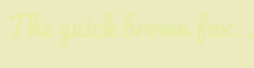 Image with Font Color E6EDA6 and Background Color ECEBBD